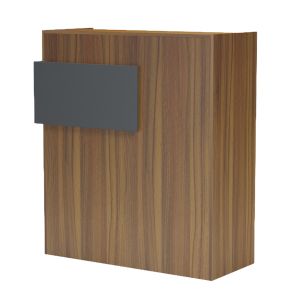 Desk Gand HM2154.03 melamine in walnut-grey 95.5X40X110ВСМ.