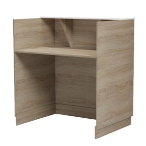 Бюро Karmen HM2155.01 меламин в цвят сонама/бяло 100X70X110ВСМ.