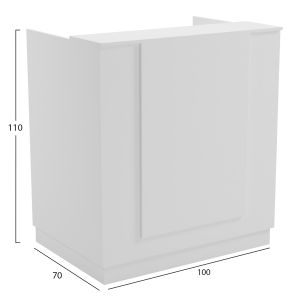 Бюро Karmen HM2155.02 меламин в бяло 100X70X110ВСМ.