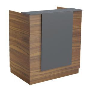 Бюро Karmen HM2155.03 меламин в орех/сиво 100X70X110ВСМ.