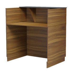 Бюро Karmen HM2155.03 меламин в орех/сиво 100X70X110ВСМ.