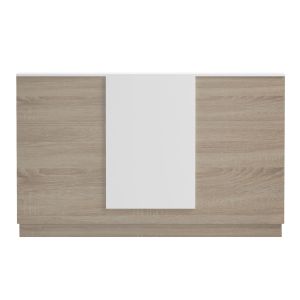 Desk Kronic HM2156.01 melamine in sonam color/white 180X70X110ВСМ.