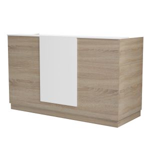 Desk Kronic HM2156.01 melamine in sonam color/white 180X70X110ВСМ.