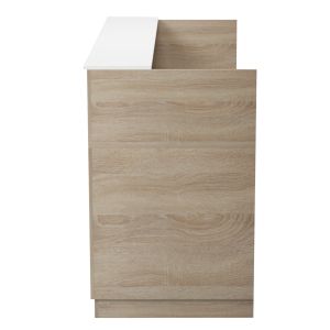 Desk Kronic HM2156.01 melamine in sonam color/white 180X70X110ВСМ.