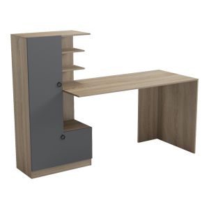 Бюро с етажерка Felanbo sonoma-antracit 160x60x125см