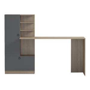 Бюро с етажерка Felanbo sonoma-antracit 160x60x125см