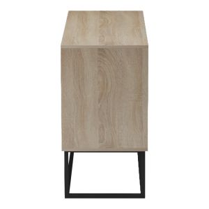 Buffet Dabia sonoma-black metal leg 100x40x74cm