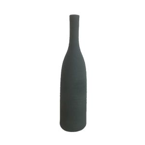 Ваза бутилка керамична тъмнозелена 12.5 X12.5X50СМ