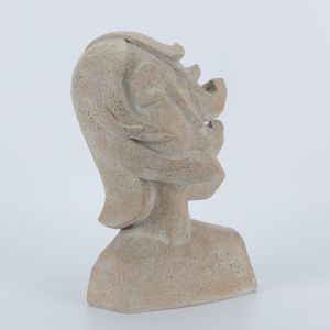 Женска фигурка от полирезин, кафява 19X14X26.8СМ