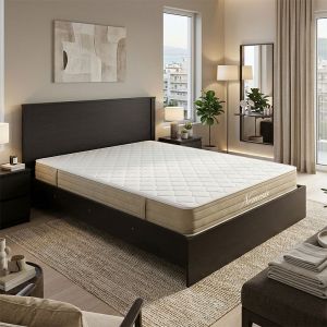 Bed with mattress Athos-Nemesis wenge 160x200cm