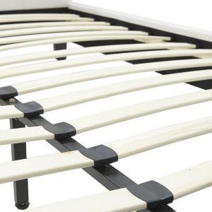 Bed with mattress Nevil-Utopia PU white 150x200cm