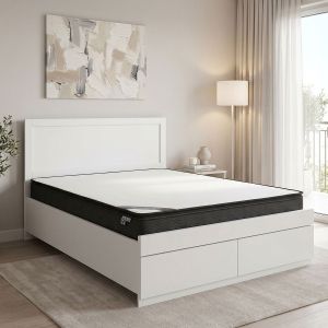 Bed with mattress and drawer Olympus-Perfecto white 120x200cm