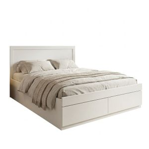 Bed with mattress and drawer Olympus-Perfecto white 120x200cm
