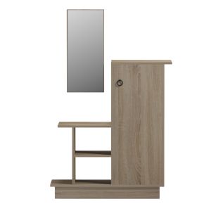 Мебел за антре с огледало Song HM18379.01 меламин в цвят сонама 80X30X90HCM
