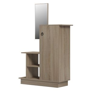Мебел за антре с огледало Song HM18379.01 меламин в цвят сонама 80X30X90HCM