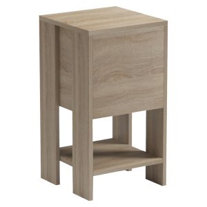 Bedside table Argus HM18378.01 melamine in sonam color 30X30X55WCM.