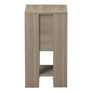 Bedside table Argus HM18378.01 melamine in sonam color 30X30X55WCM.