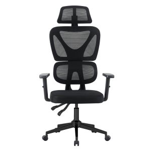 Офис стол Novar HM1218.01 черна Мрежа-ppполипропиленова) база 51X49X121-129HСМ.