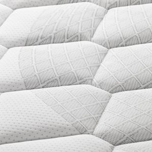 Semi-double bed with mattress Maylin HM10758.01 ash rose velvet mattress 120X200CM.
