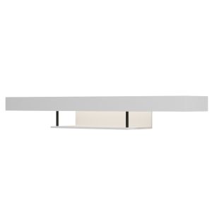 Wall-mounted TV cabinet with LED lights Savor HM18381.02 melamine in white 150X29.5X22HCM.