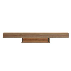 Wall TV cabinet with Led Savor HM18381.01 melamine in oak 150X29.5X22ВСМ