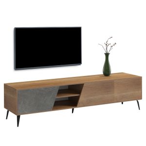 TV cabinet Caterra HM18374.14 melamine natural - maur stone 180x35.5x48cm.