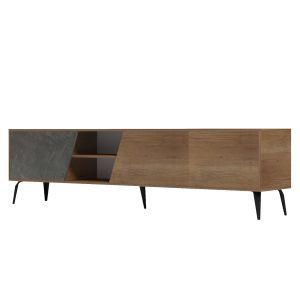 TV cabinet Caterra HM18374.14 melamine natural - maur stone 180x35.5x48cm.