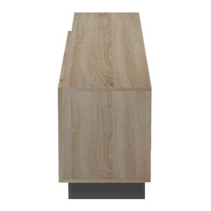 TV cabinet Nourishe HM18373.13 melamine sonama-gray 214x35x45cm.
