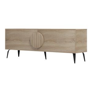 TV cabinet Savore HM18369.01 melamine in Sonama 140Χ35.5Χ51HCM.