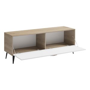 TV cabinet Savore HM18369.11 melamine in sonama/white 140Χ35.5Χ51HCM.