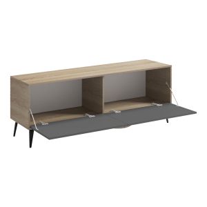 TV cabinet Savore HM18369.13 melamine in Sonama/grey 140Χ35.5Χ51HCM.