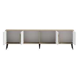 TV cabinet Savore HM18370.11 melamine sonama-white 180Χ35.5Χ51HCM.