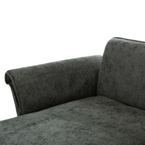 Corner reversible sofa bed Mailo HM6071.03 green, metal legs 300X145X80ВСМ.