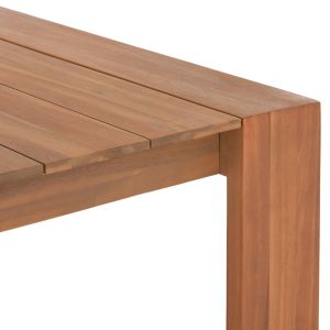 Garden table and chairs 7 pcs. Contrel HM10901.02 acacia wood in natural color-cushions in gray
