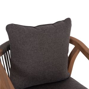 Garden table and chairs 7 pcs. Contrel HM10901.02 acacia wood in natural color-cushions in gray