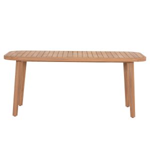 Garden table and chairs 7 pcs. Cort HM10908 acacia wood & rope in natural colors