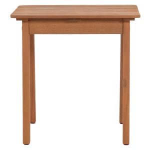 Garden side table Terrix ημ6523 acacia wood in natural color 45X45X45ВСМ
