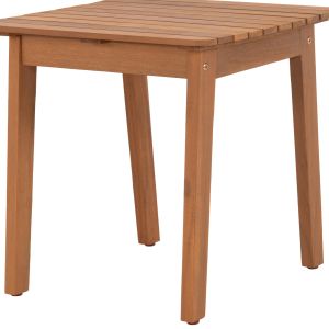 Garden side table Terrix ημ6523 acacia wood in natural color 45X45X45ВСМ