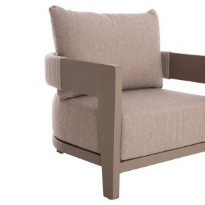 Градински комплект 3 части Absolution SM10858.02 бежови алуминиеви възглавници със синтерован камък