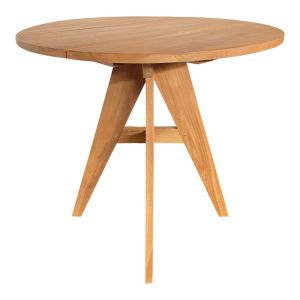 Cadrada table made of teak wood in a natural shade, dimensions 80x76 cm