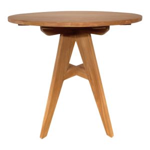 Cadrada table made of teak wood in a natural shade, dimensions 80x76 cm