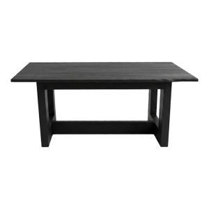 Senza table, black mango wood, 180x90x76 cm