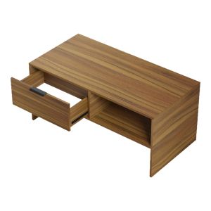 Felina coffee table, walnut, 100x50x45cm