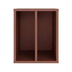 Alice shelf, terracotta color, 30X35X37CM