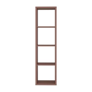 Montaro bookcase, terracotta color, 39X33X142 cm