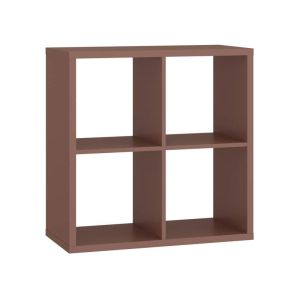 Montaro bookcase, terracotta color, 73X33X73CM
