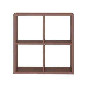 Montaro bookcase, terracotta color, 73X33X73CM