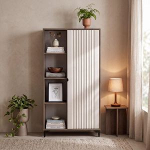 Showcase Aura 68 tobacco with cashmere color 68X40X152CM