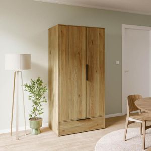 Wardrobe Aria mavela oak color 99X59X200CM