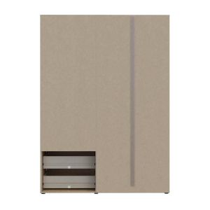 Wardrobe Aria, Mauvella oak color, 145X59X200 cm